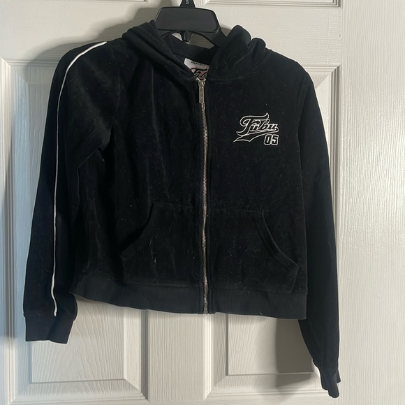 FUBU Tops - Fubu x forever 21 velour zip up sweatshirt